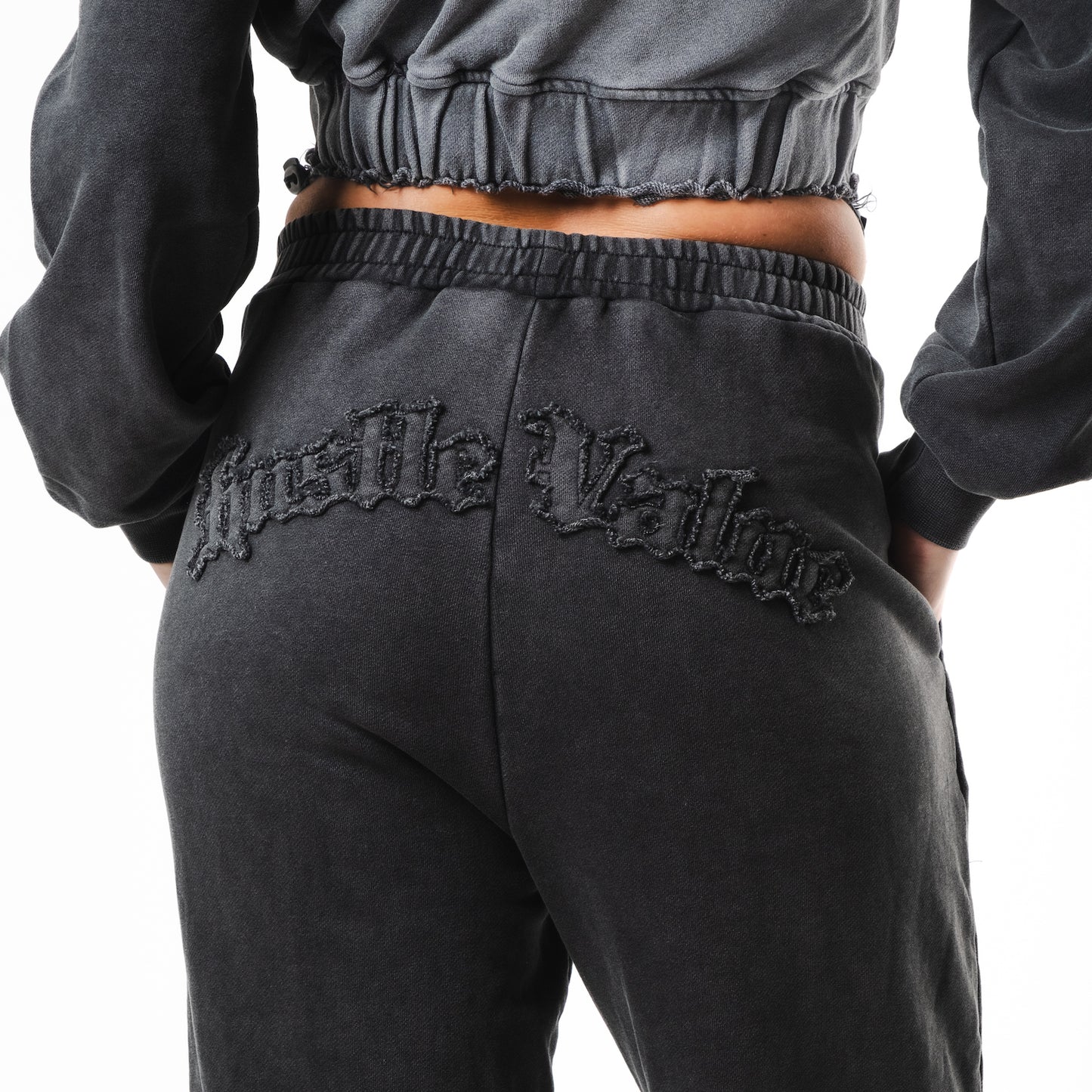 WOMEN TRACKSUIT (Washed Black)