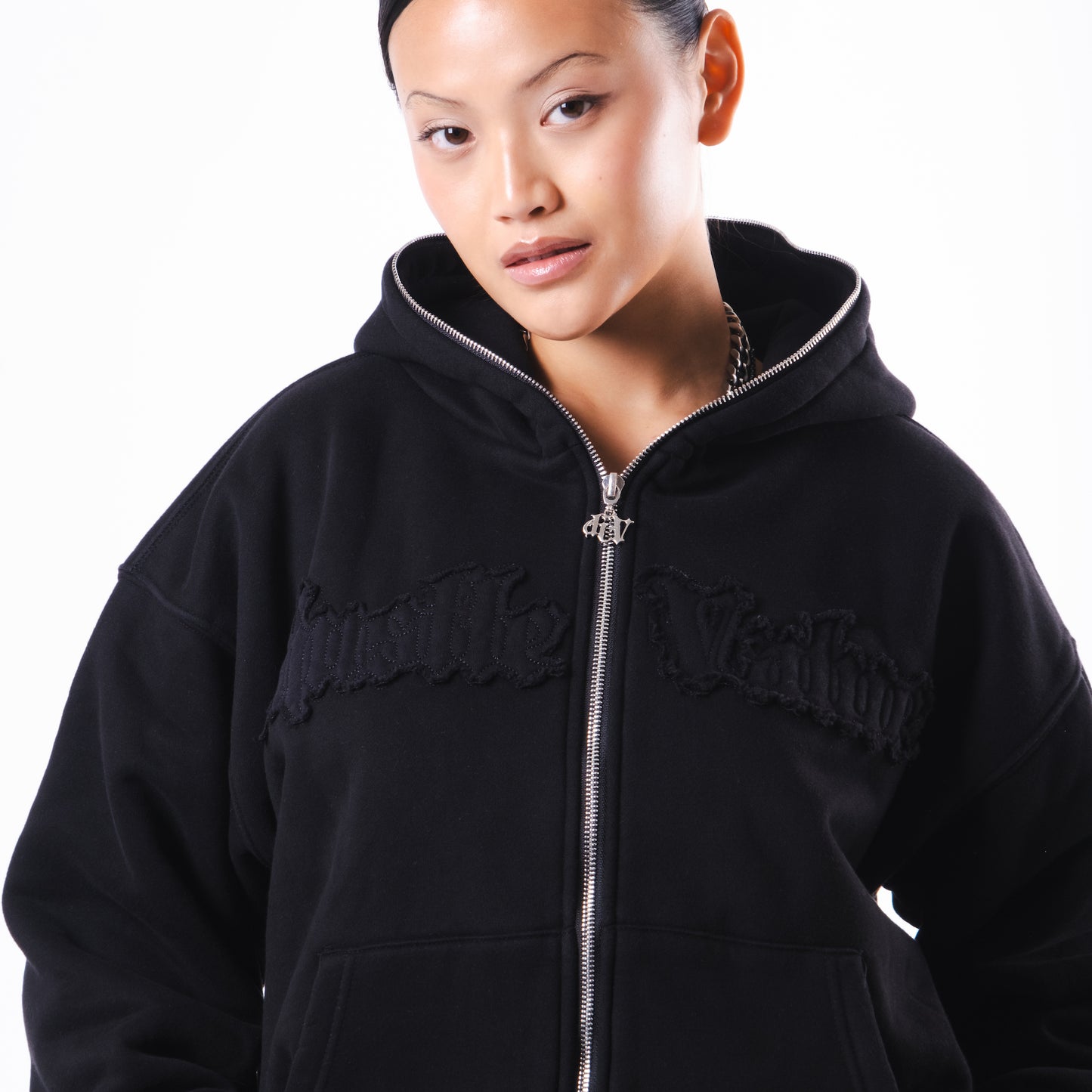 FULL-ZIP HOODIE (Black)