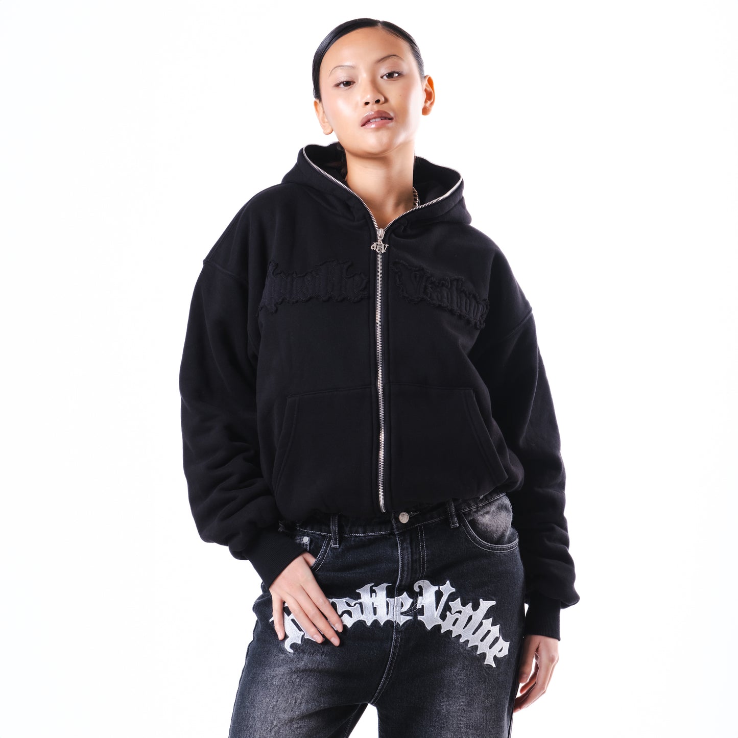 FULL-ZIP HOODIE (Black)