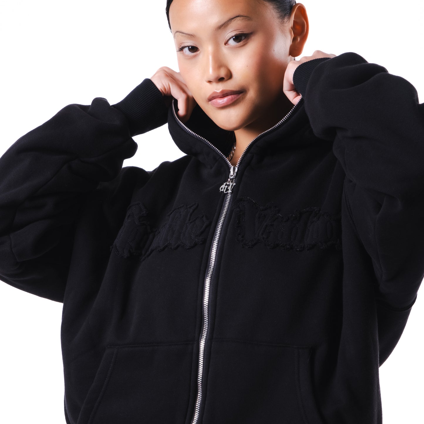 FULL-ZIP HOODIE (Black)