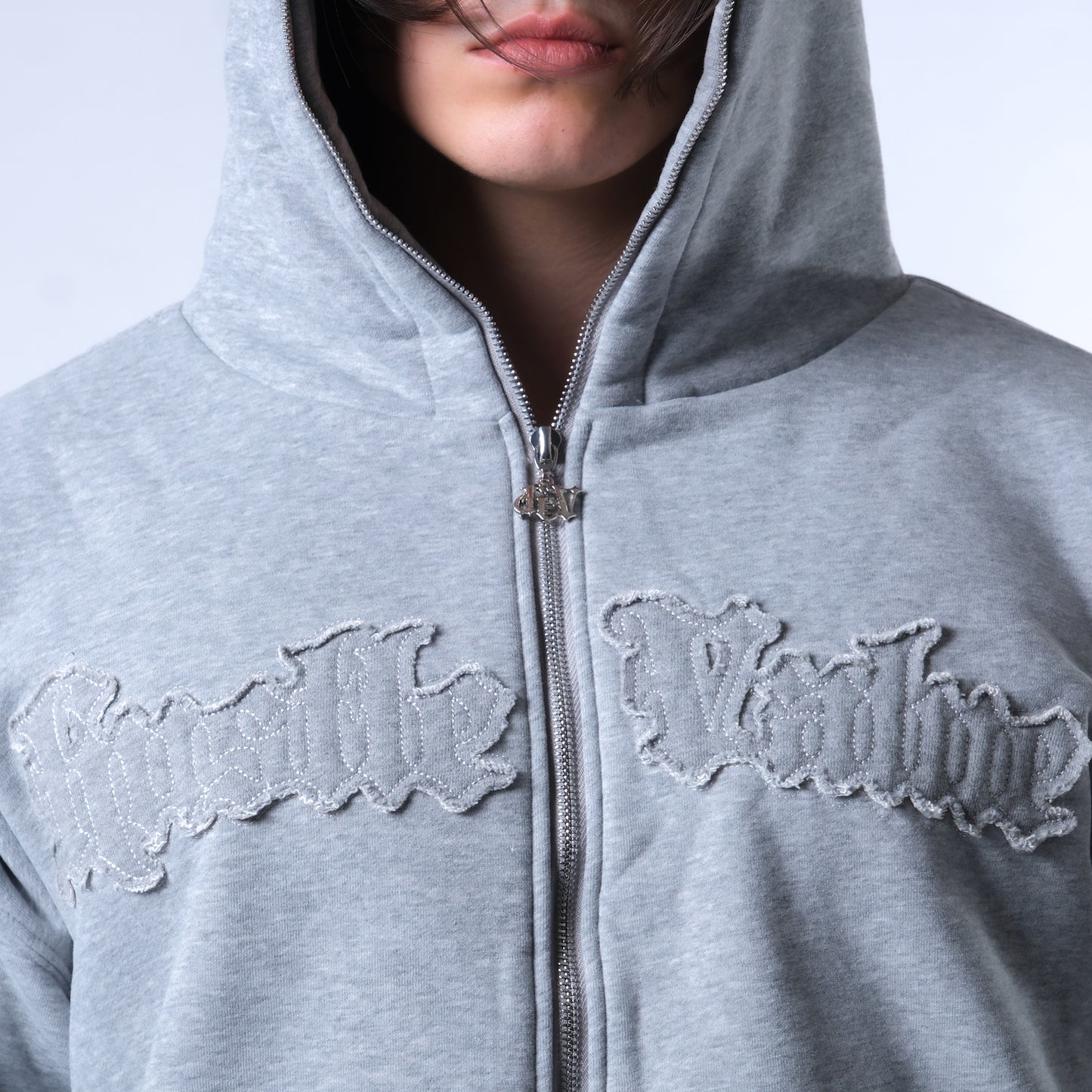 FULL-ZIP HOODIE (Grey)