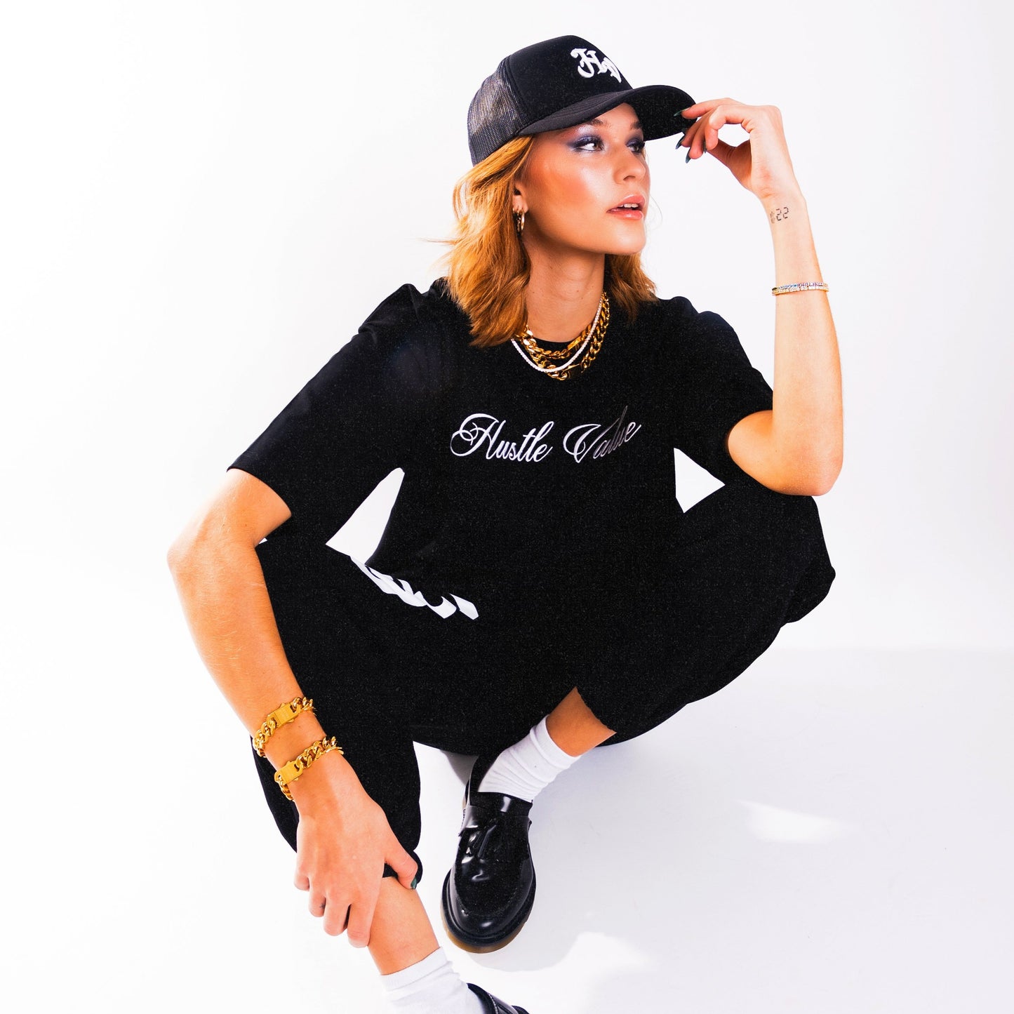 MONOGRAM CAP (Black)