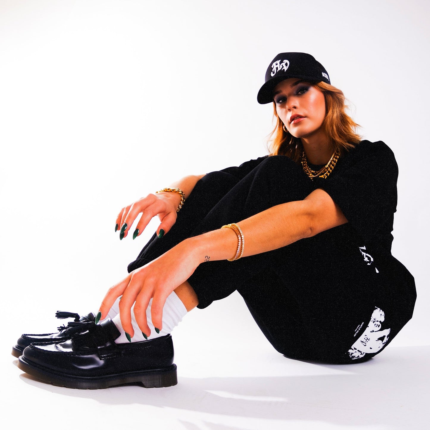 MONOGRAM CAP (Black)