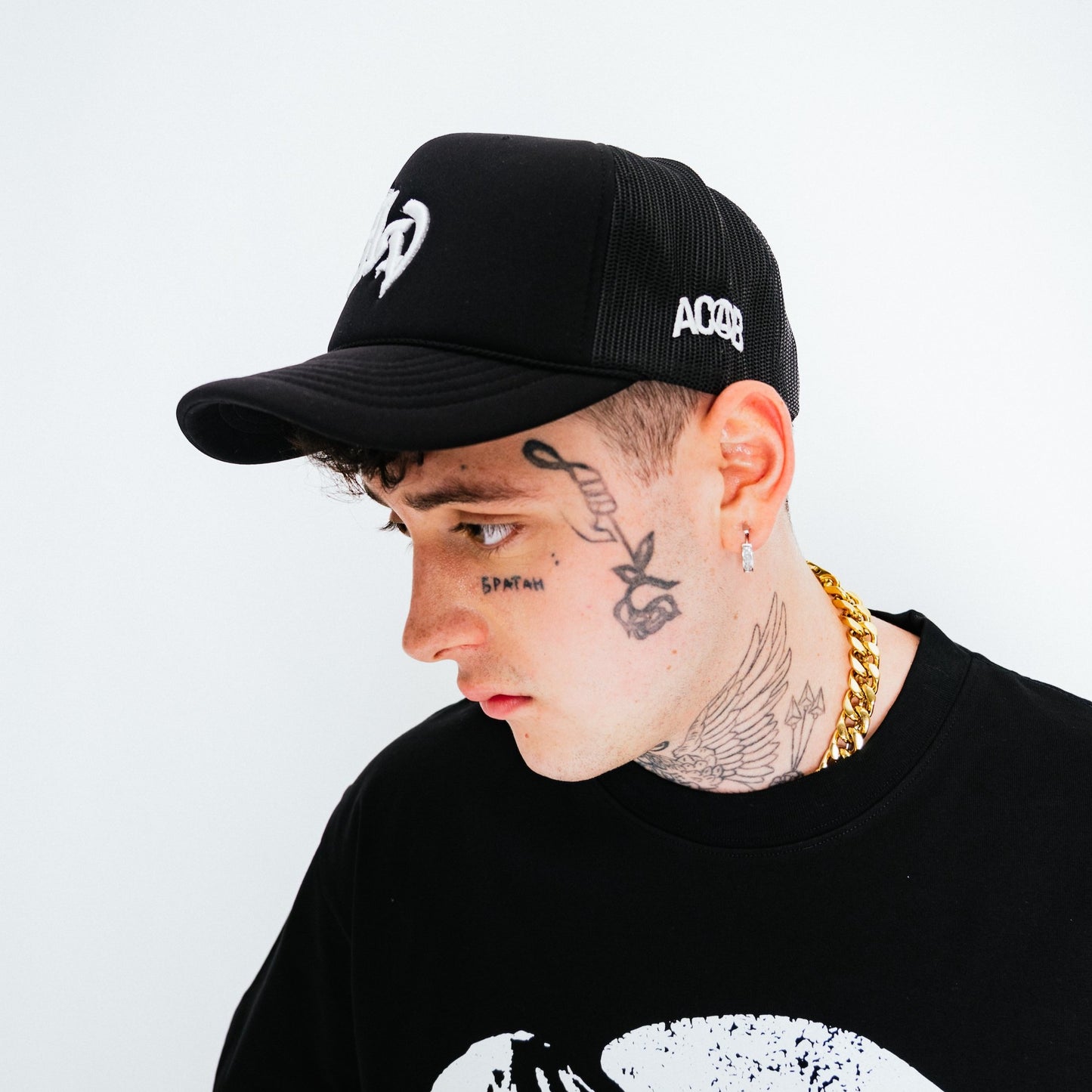 MONOGRAM CAP (Black)