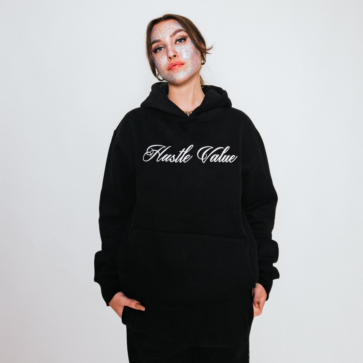 SCRIPT LOGO HOODIE (White)