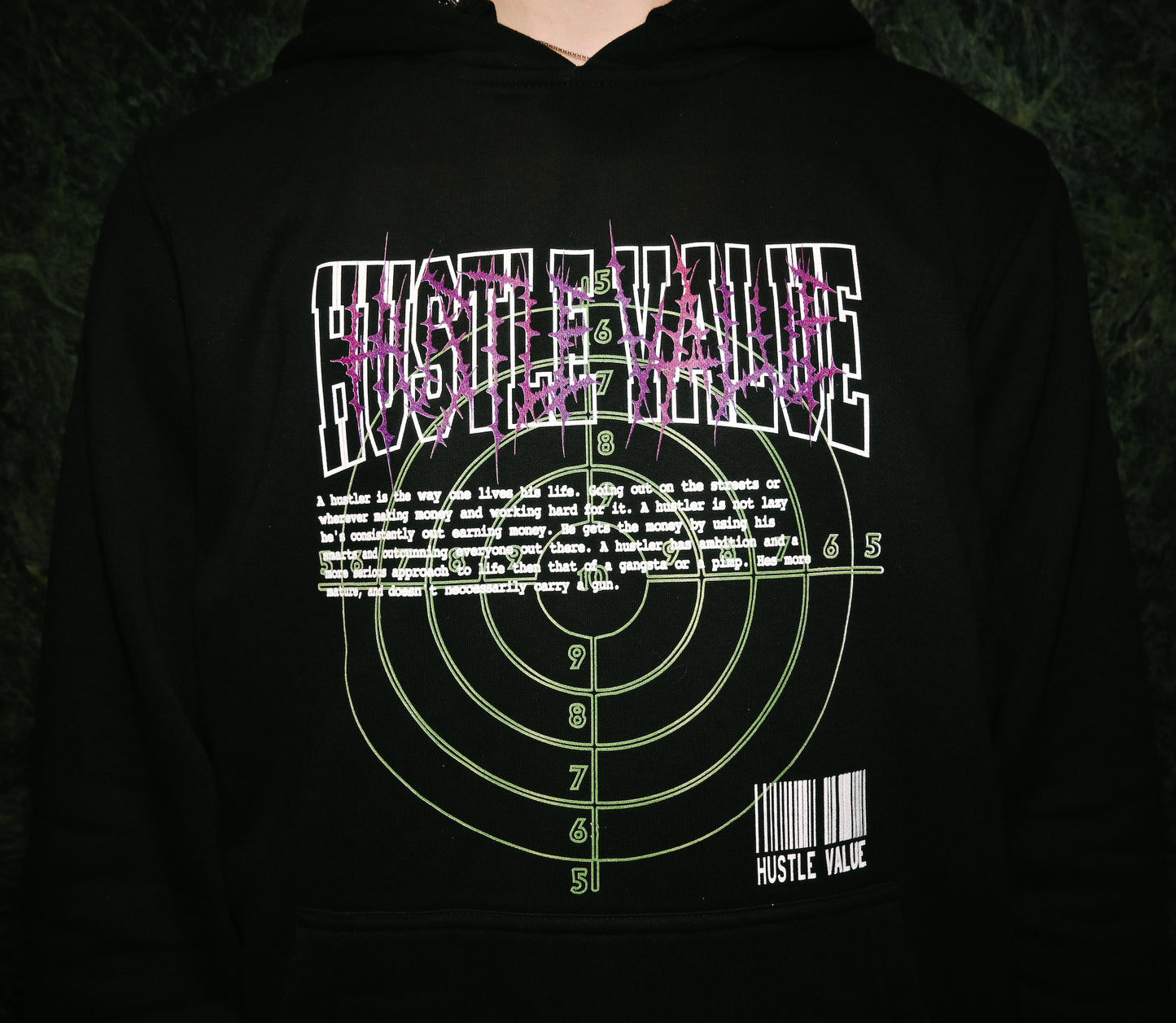 hustler hoodie mikina hustlevalue hustle value streetwear