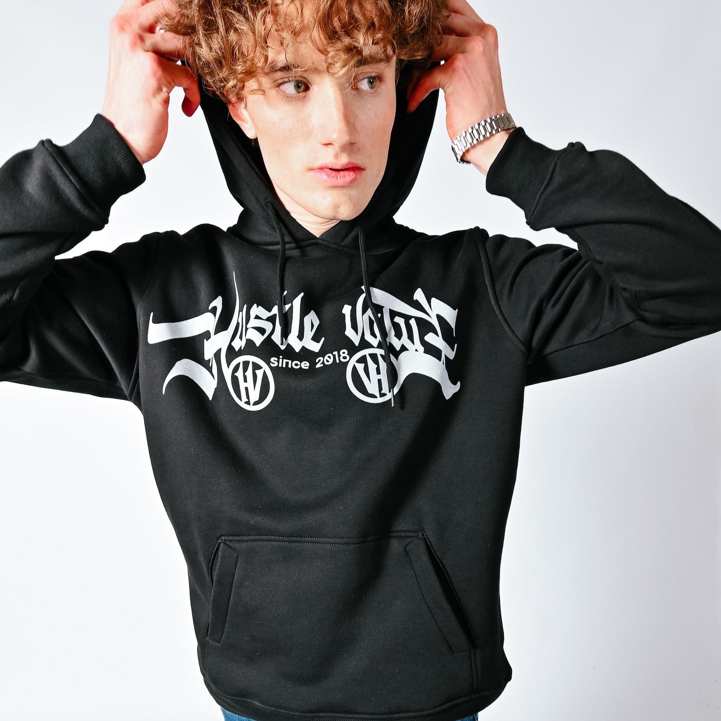 SIGNATURE LOGO HOODIE (Black)