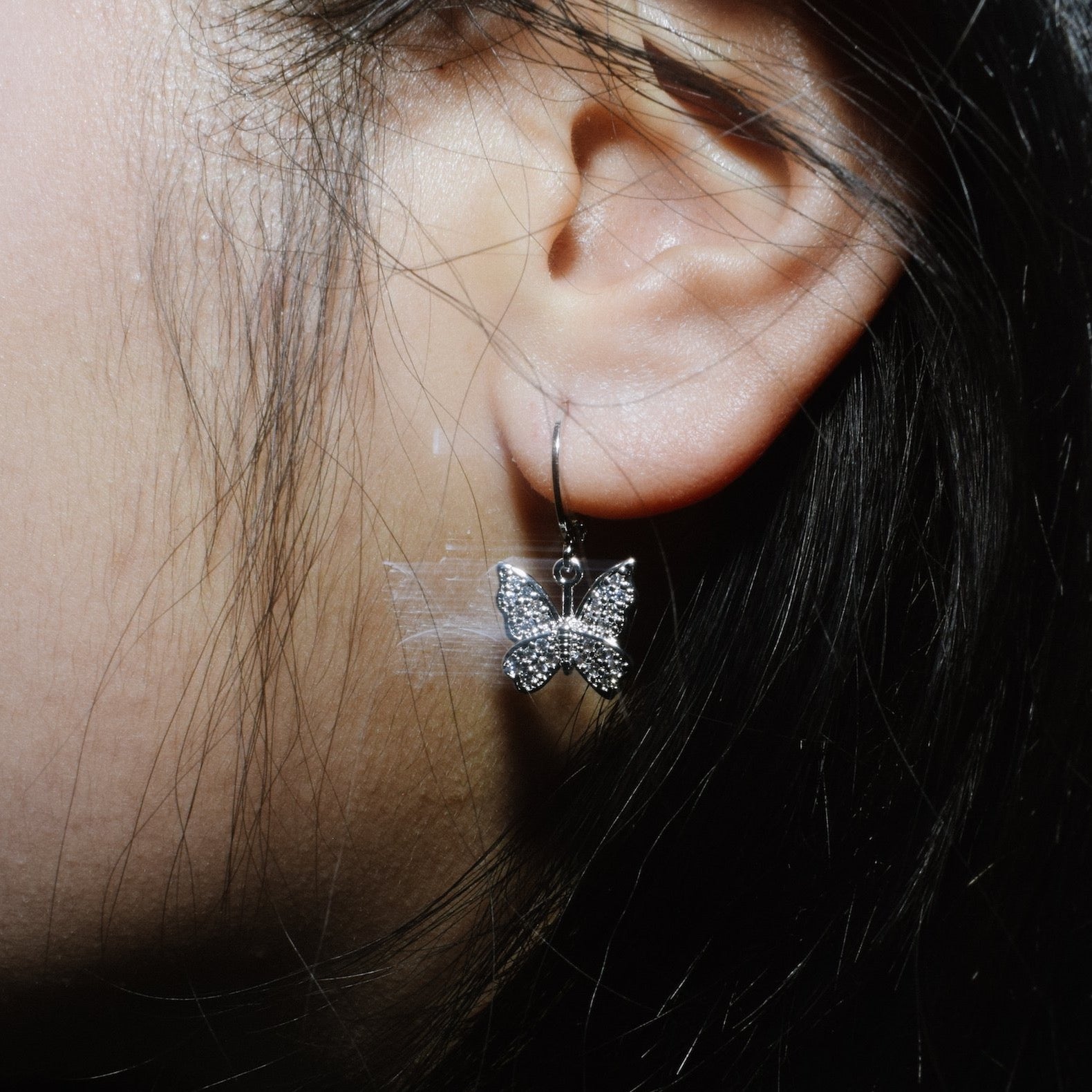 butterfly nausnice náušnice earrings motyl motýl motylem hustlevalue hustle value 