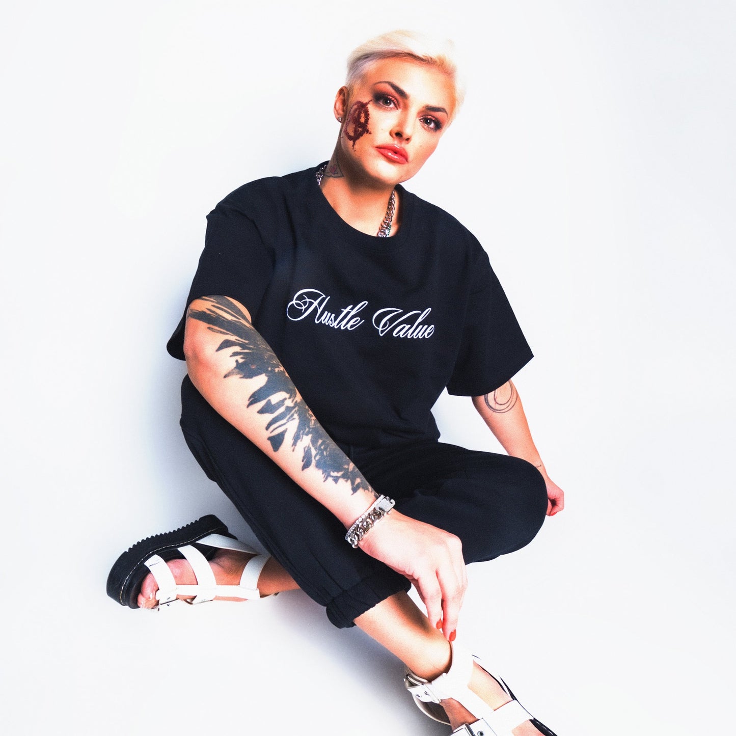 SCRIPT LOGO TEE (Black)