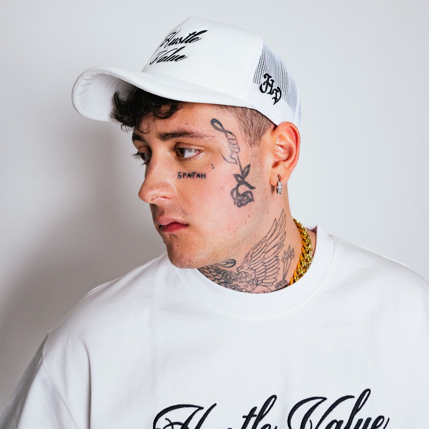 SCRIPT LOGO CAP (White)