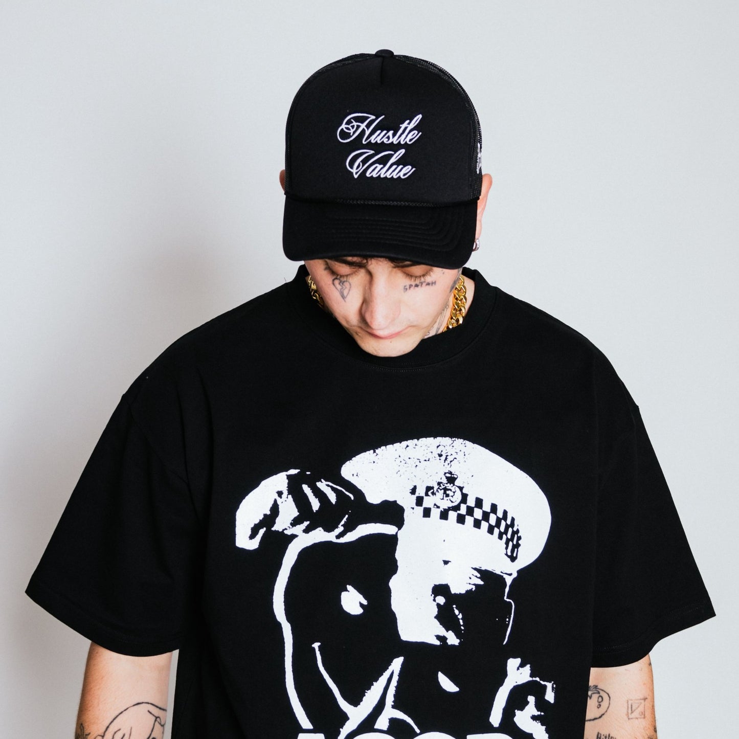 SCRIPT LOGO CAP (Black)