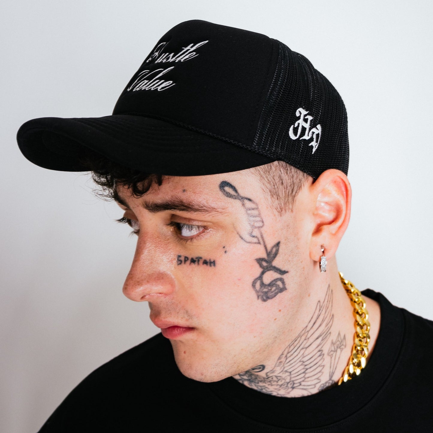 SCRIPT LOGO CAP (Black)