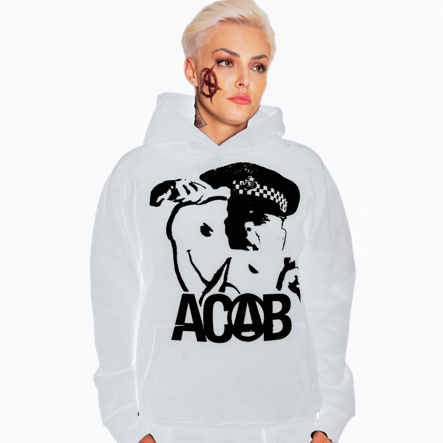 ACAB HOODIE (White)
