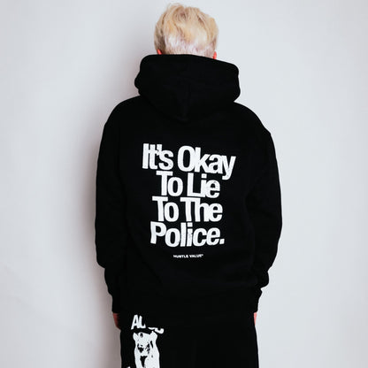 FUCK POPO HOODIE (Black)