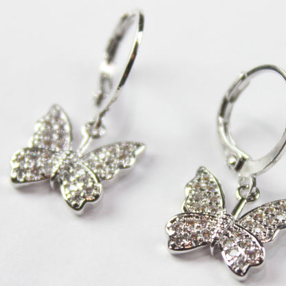 butterfly nausnice náušnice earrings motyl motýl motylem hustlevalue hustle value 