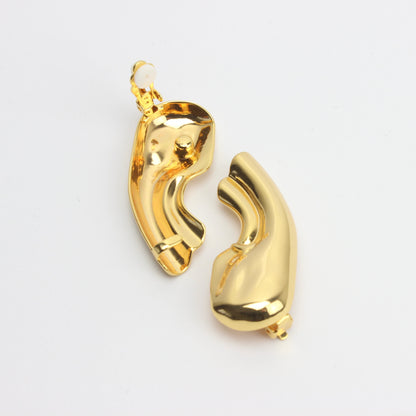 METALLIC EARCLIPS (Gold)