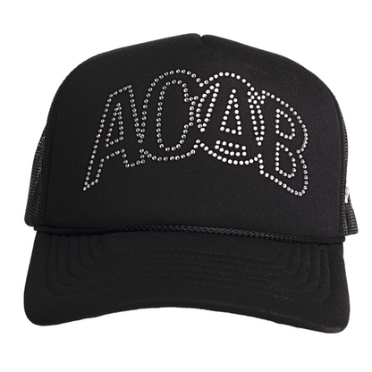 ACAB RHINESTONE CAP (Black)