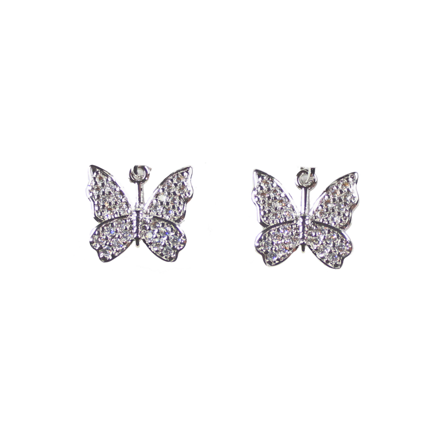 BUTTERFLY EARRINGS (SILVER)