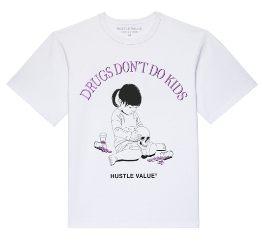 DRUGS DON'T DO KIDS TEE (PURPLE)