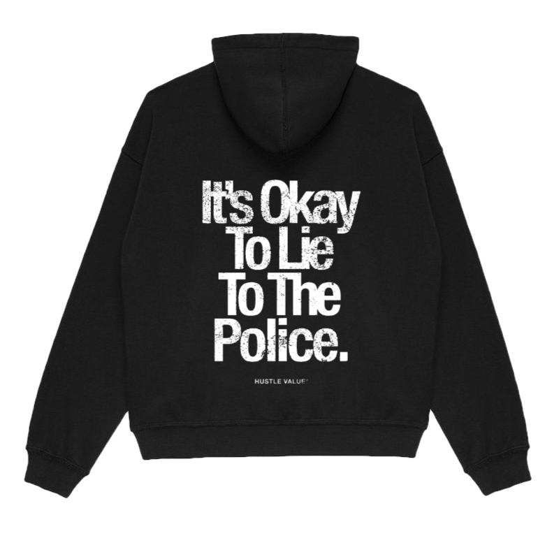 FUCK POPO HOODIE (Black)