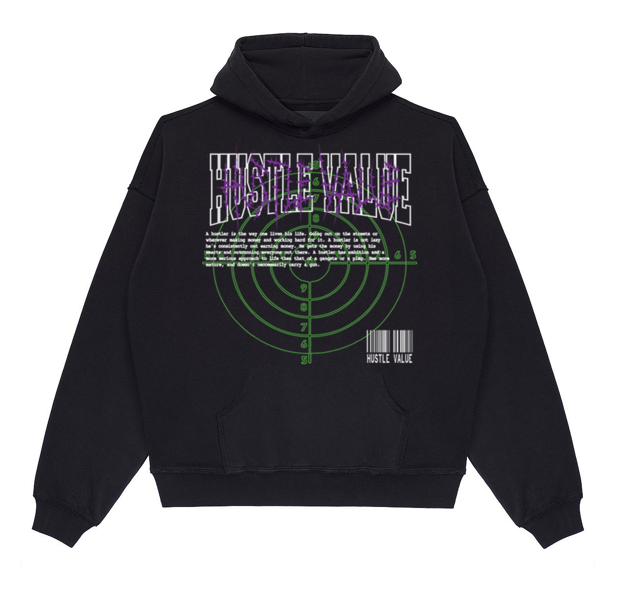 hustler hoodie mikina hustlevalue hustle value streetwear 
