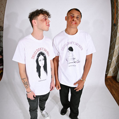 DRUGS DON'T DO KIDS TEE (PURPLE)