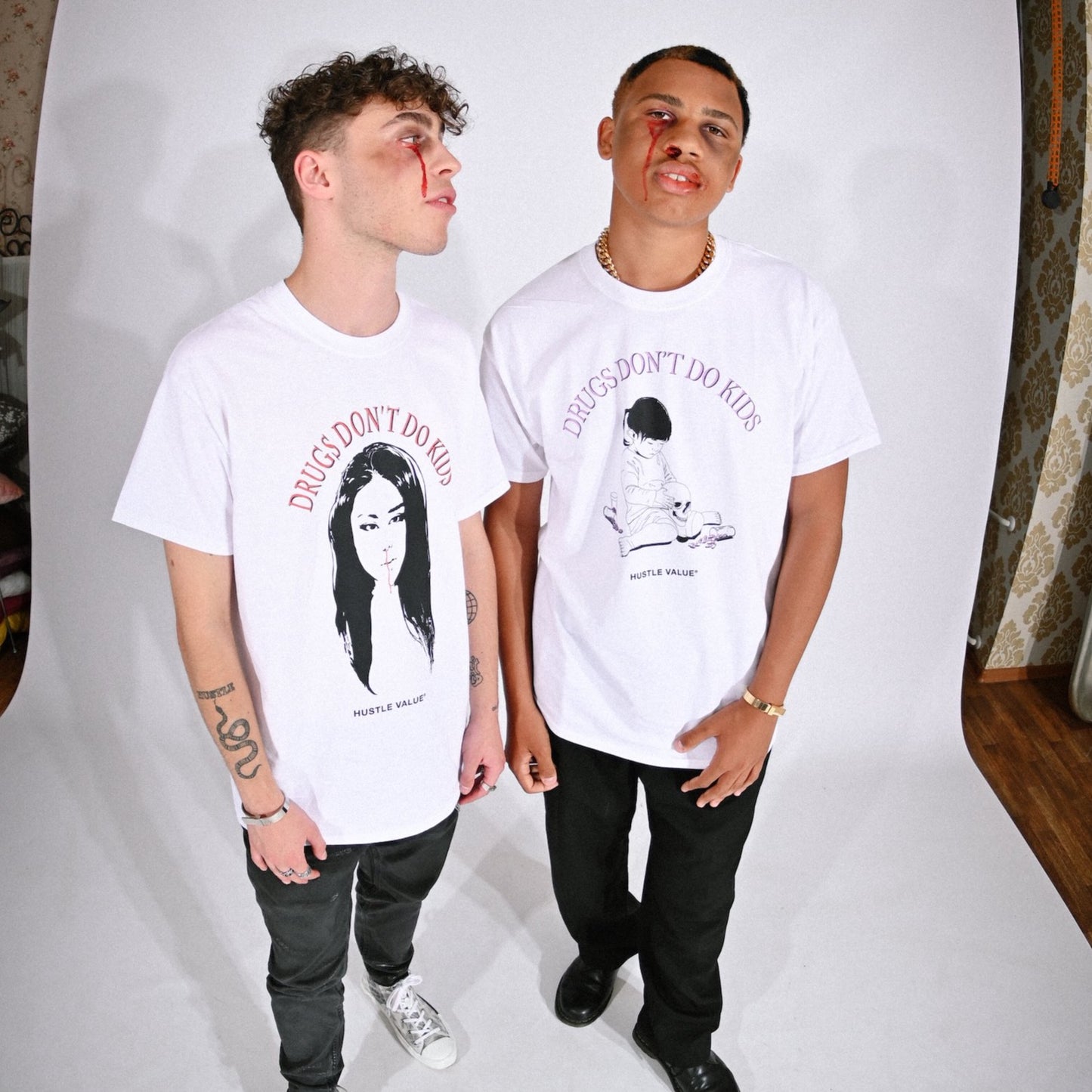 DRUGS DON'T DO KIDS TEE (RED)