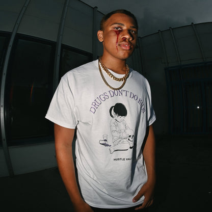 DRUGS DON'T DO KIDS TEE (PURPLE)