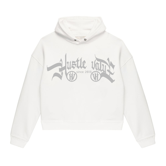 SIGNATURE LOGO HOODIE (White)