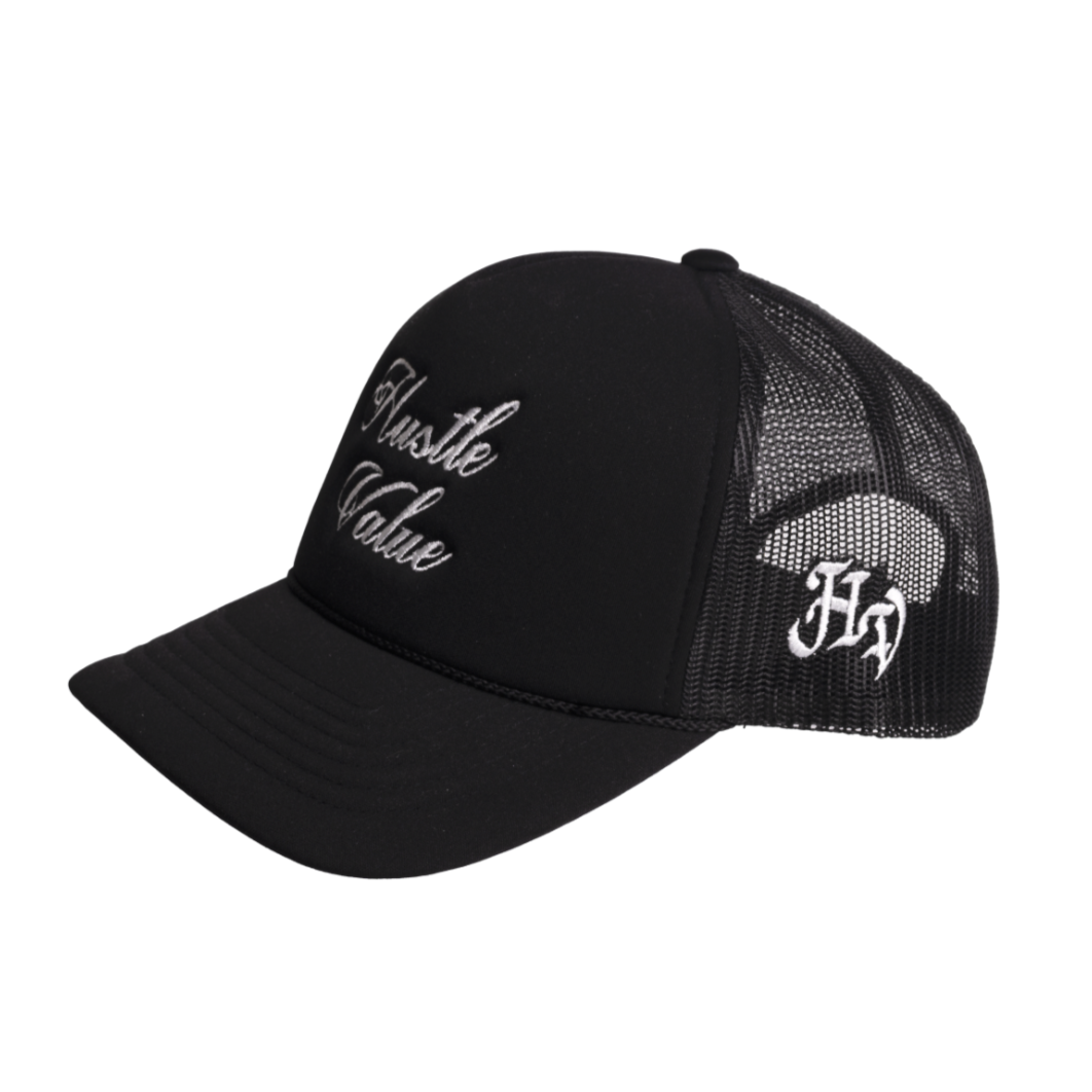 SCRIPT LOGO CAP (Black)