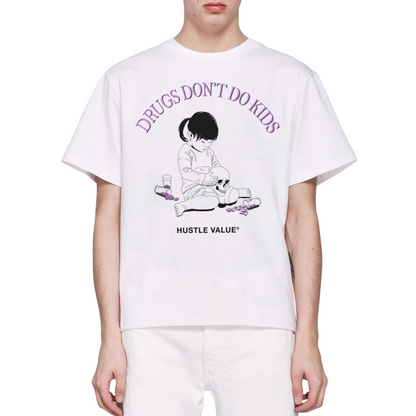 DRUGS DON'T DO KIDS TEE (PURPLE)