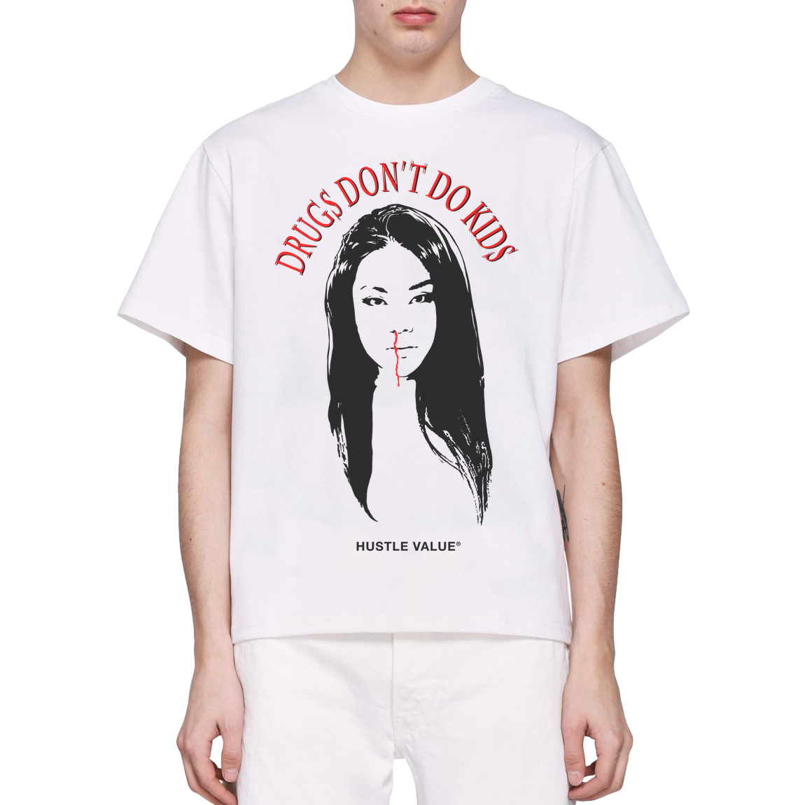 DRUGS DON'T DO KIDS TEE (RED)