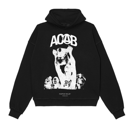 FUCK POPO HOODIE (Black)