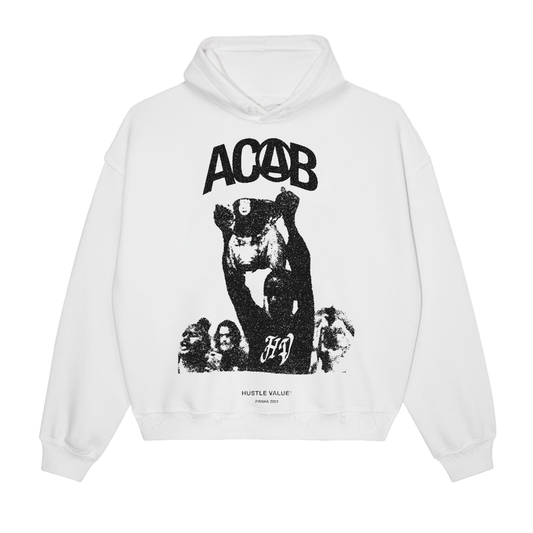 FUCK POPO HOODIE (White)