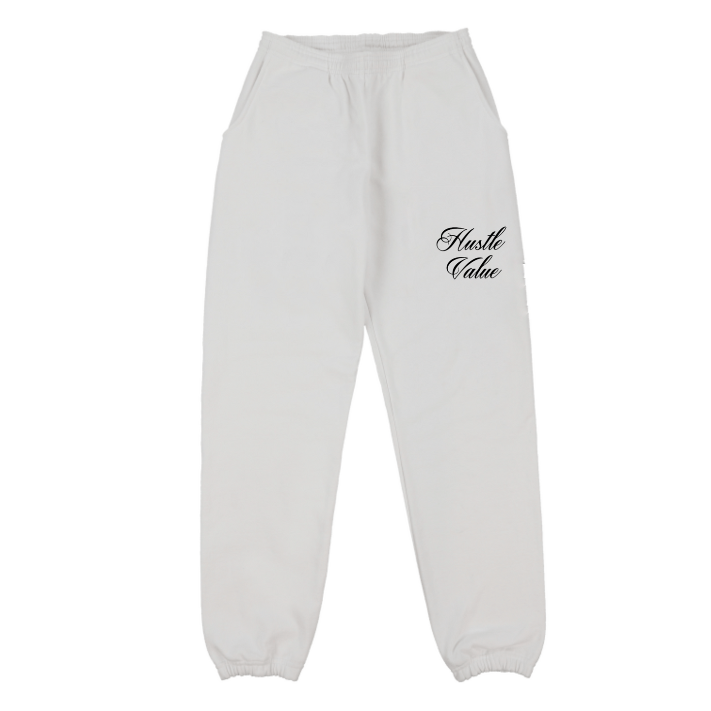 SCRIPT LOGO SWEATPANTS (White)