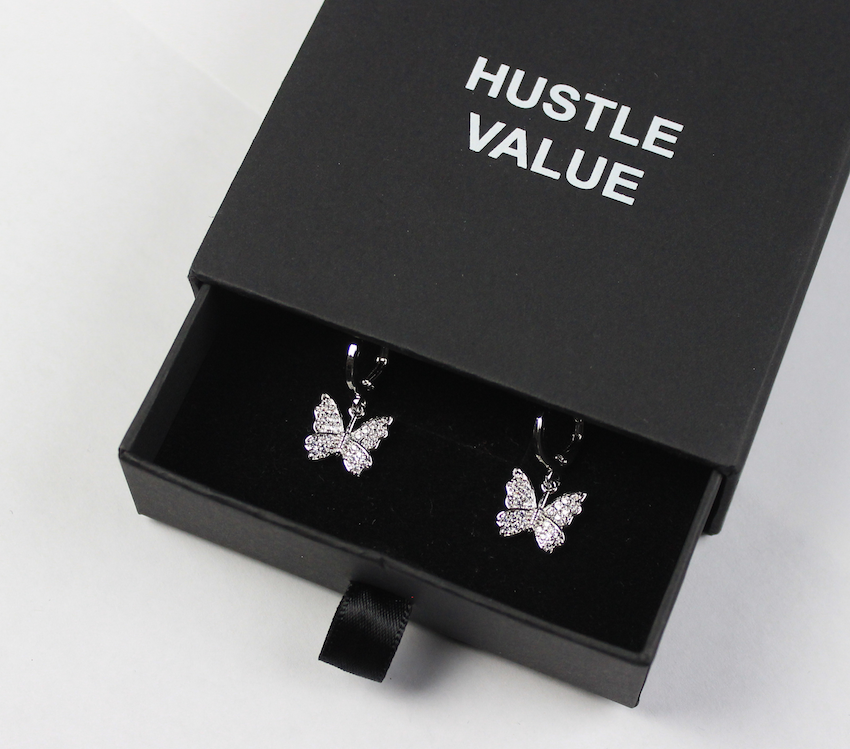 BUTTERFLY EARRINGS (SILVER)