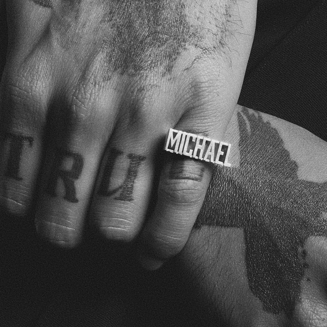 CUSTOM WORD RING