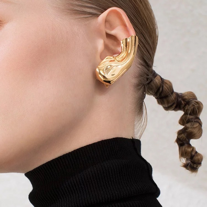 METALLIC EARCLIPS (Gold)
